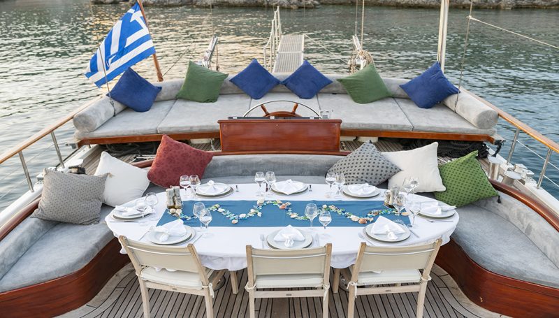 Aft deck