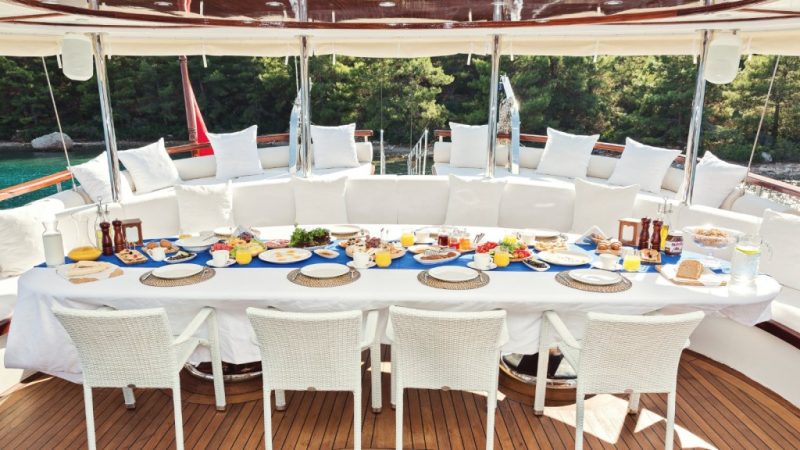 Aft deck