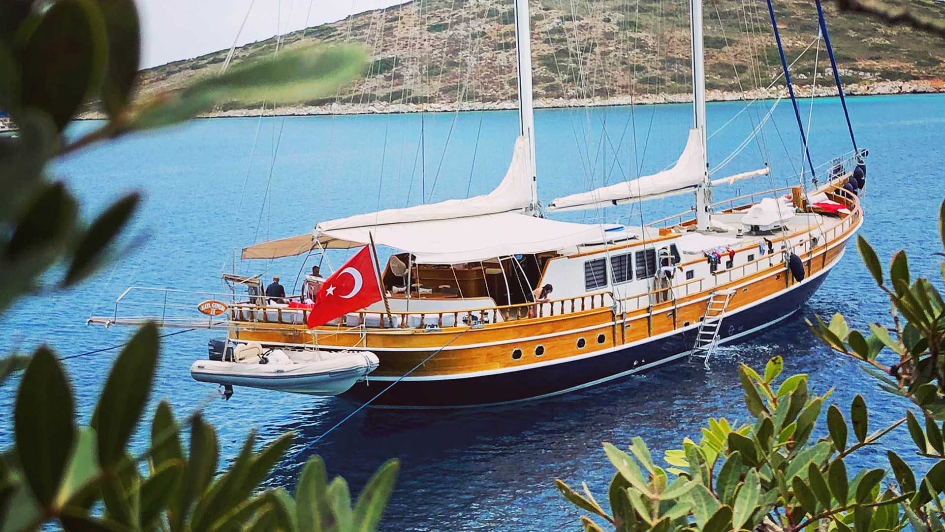 docked gulet